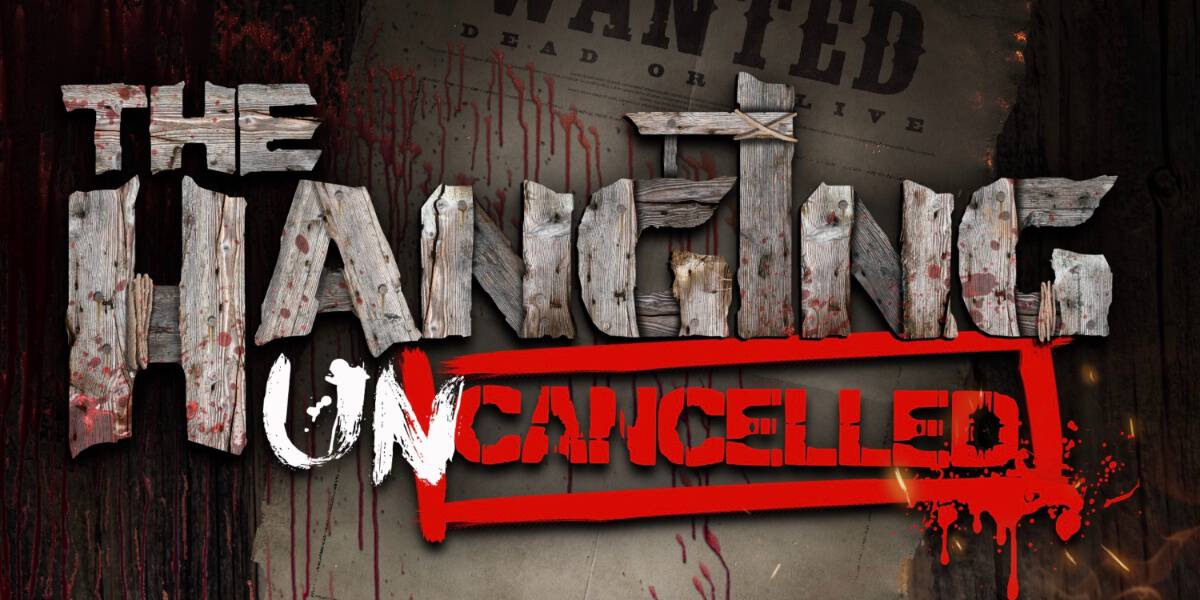 logo for The Hanging: Uncancelled at Knott's Scary Farm