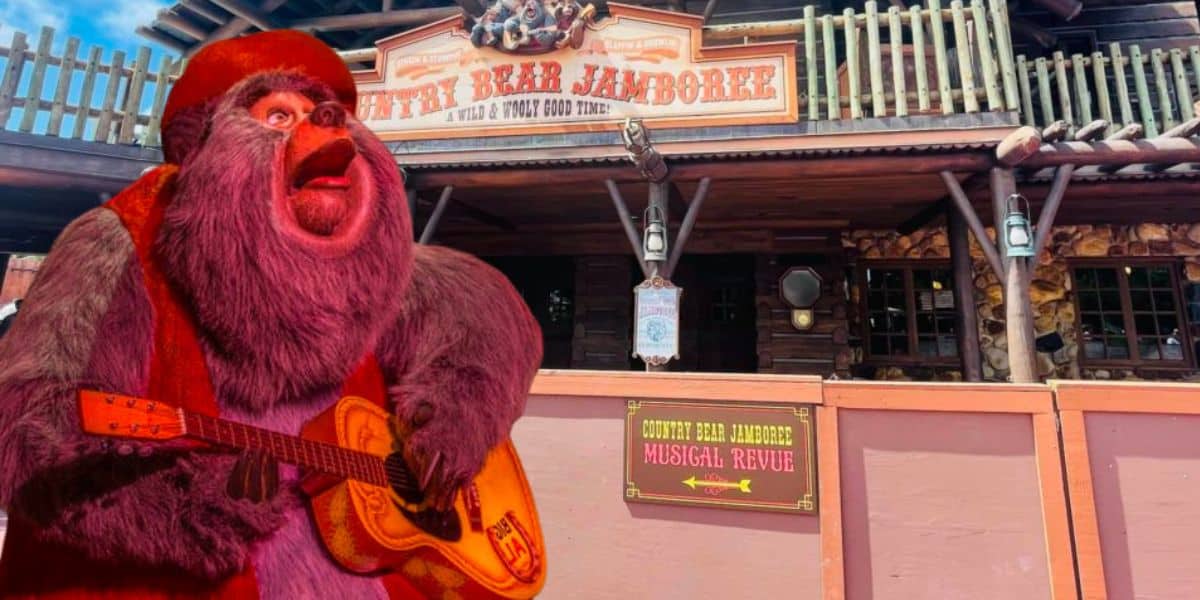 Big Al outside of Country Bears