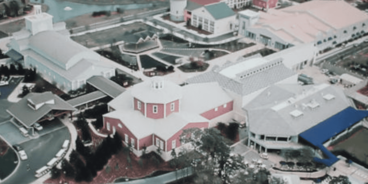 Aerial view of former Disney Institute in Disney World property