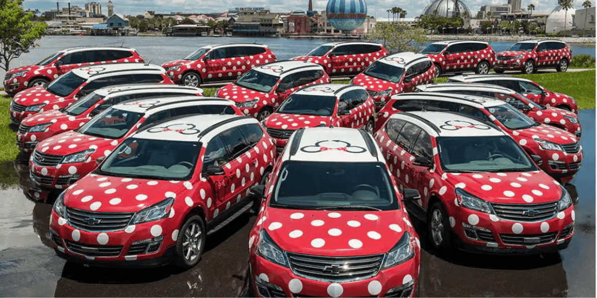 Minnie Vans at Disney Springs