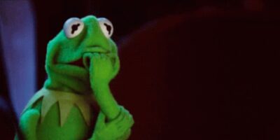 Kermit bites his nails