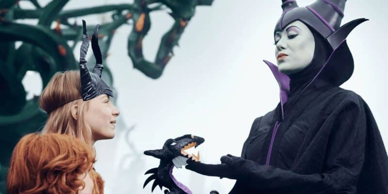 Maleficent meets guests at Disneyland Paris