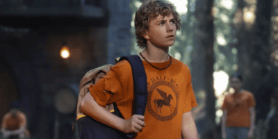 Walker Scobell as Percy Jackson at Camp Half-Blood