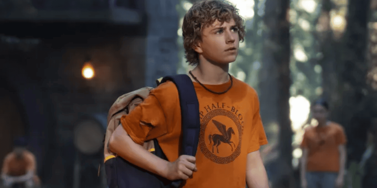 Walker Scobell as Percy Jackson at Camp Half-Blood