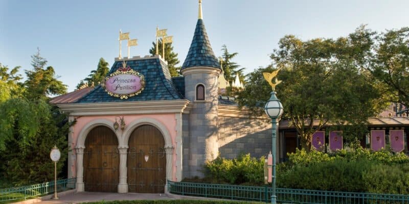 Princess Pavilion at Disneyland Paris, where Disney Princess character meet-and-greets are held