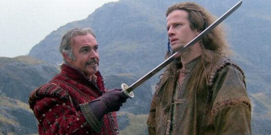 Sean Connery and Christopher Lambert in Highlander