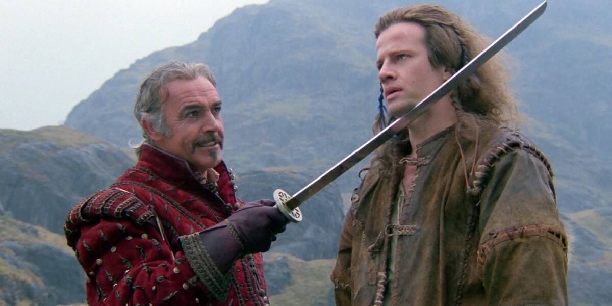 Sean Connery and Christopher Lambert in Highlander