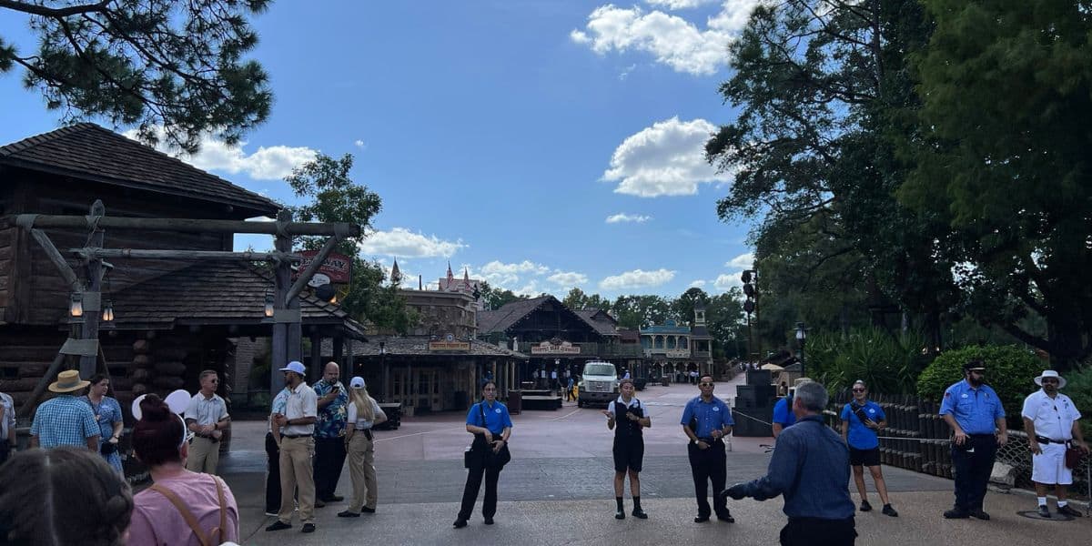 Frontierland roped off