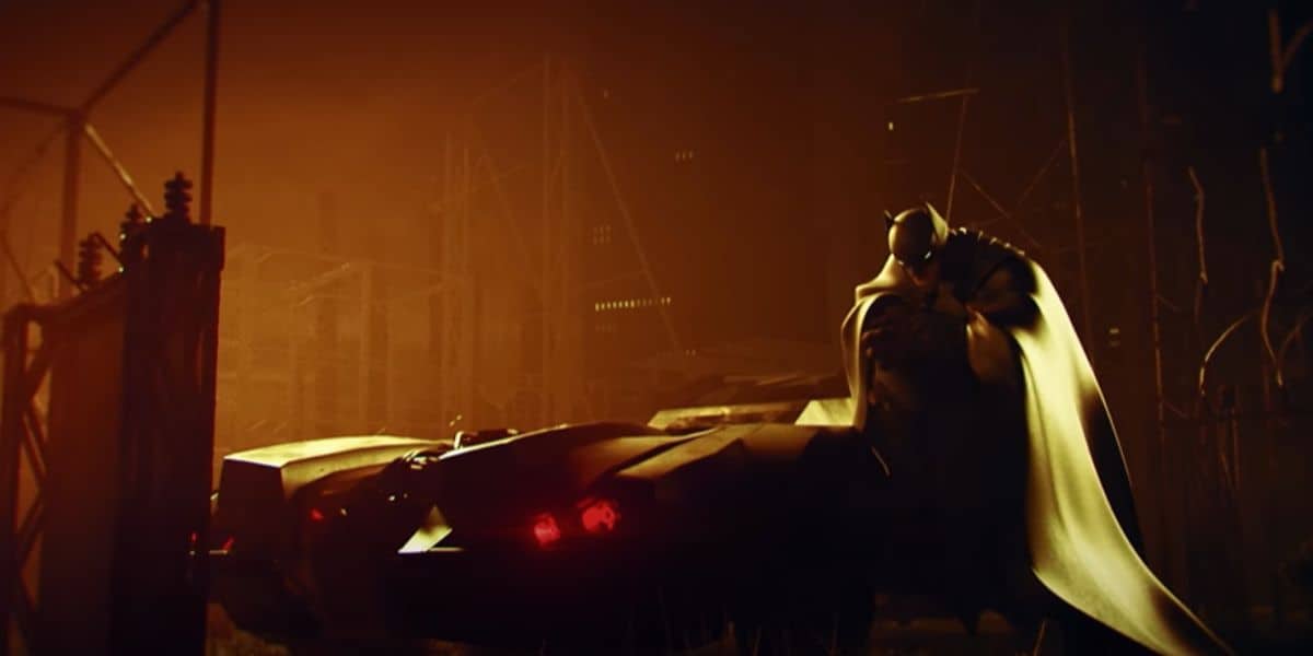 Batman and the Batmobile in the new Batman: Gargoyle of Gotham teaser trailer