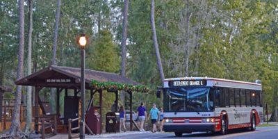 Internal shuttle at Fort Wilderness