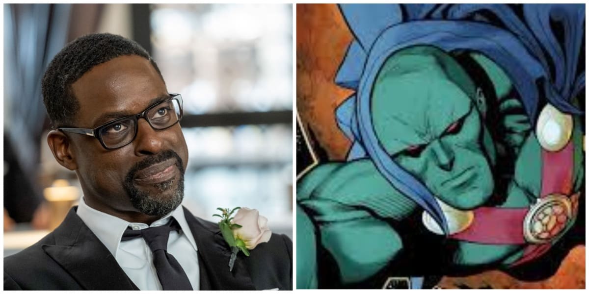 sterling k. brown and martian manhunter dcu
