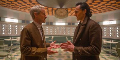 Loki (Tom Hiddleston) and Mobius (Owen Wilson) in 'Loki' S2