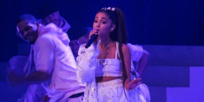 Ariana Grande performing live