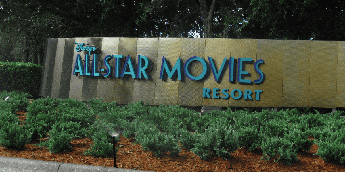 Disney's All-Star Movies Resort sign