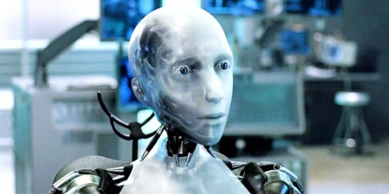 Artificial intelligence robot Sonny from I, Robot