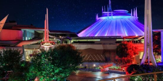 space mountain at disneyland