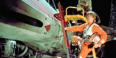 Luke Skywalker as an X-Wing pilot in Star Wars