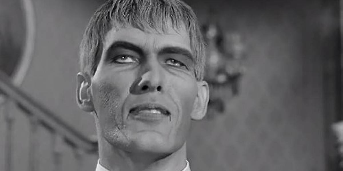 Lurch (Ted Cassidy) rolling his eyes in The Addams Family sitcom