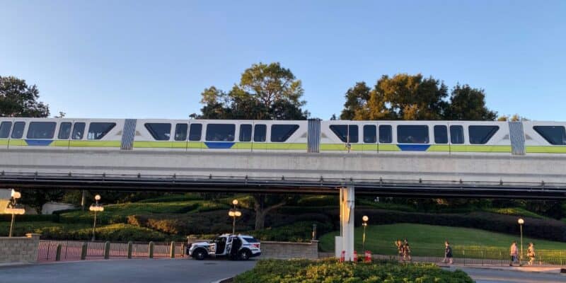 Monorail at the Magic Kingdom.