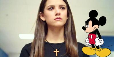 Sadie Robertson with Mickey Mouse