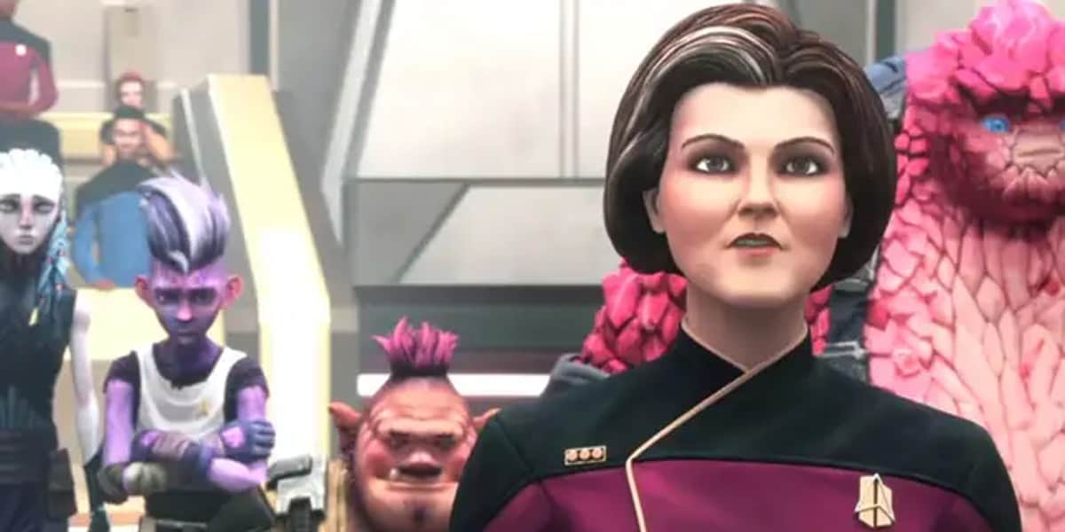 Captain Janeway (Kate Mulgrew) in Star Trek Prodigy