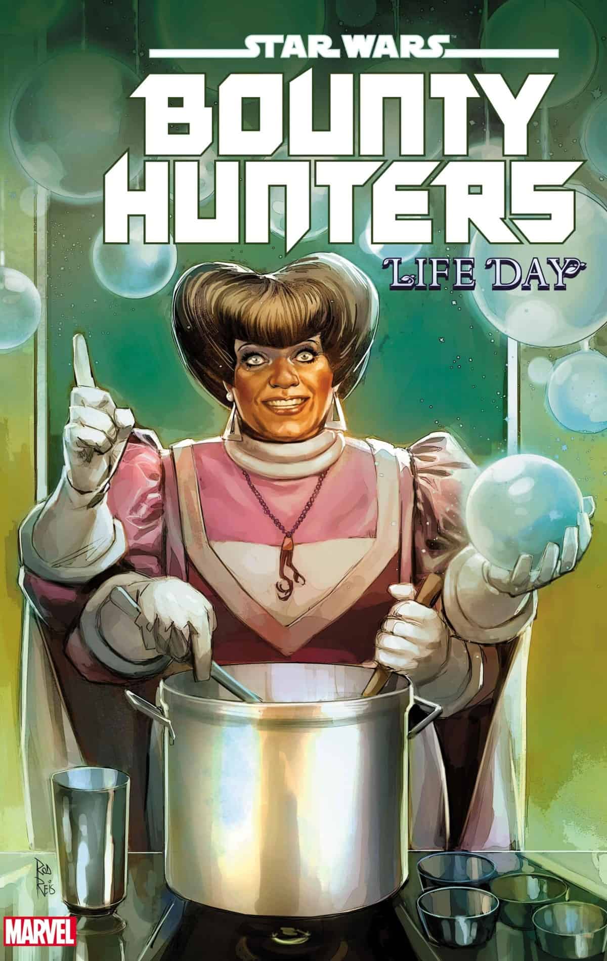 Star Wars Life Day Bounty Hunters Cover from Marvel Comics