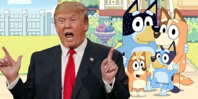 Donald Trump and Bluey
