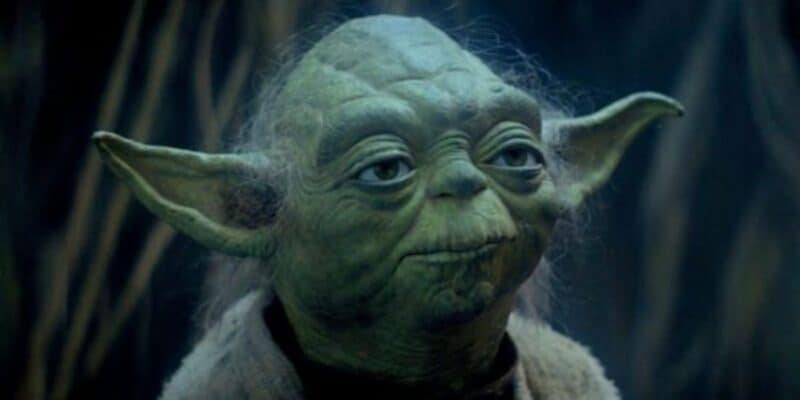 Yoda on Dagobah in 'The Empire Strikes Back'