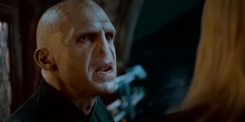 Voldemort speaking to Lucius in 'Deathly Hallows'