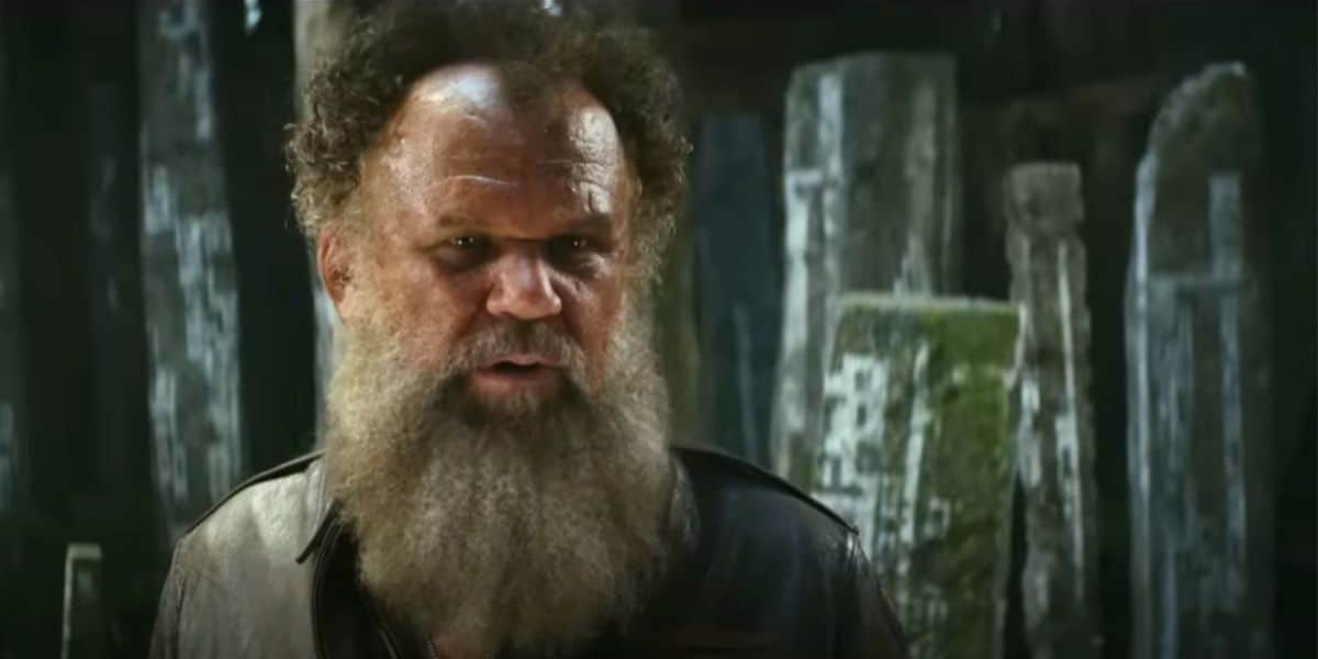John C Reilly in the 'Kong: Skull Island' trailer