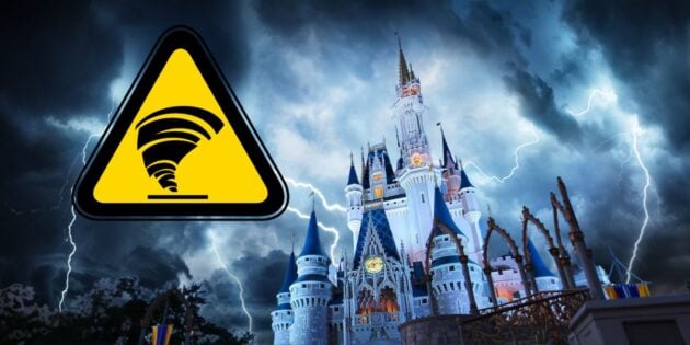 Walt Disney World Now Under Severe Tornado Advisory