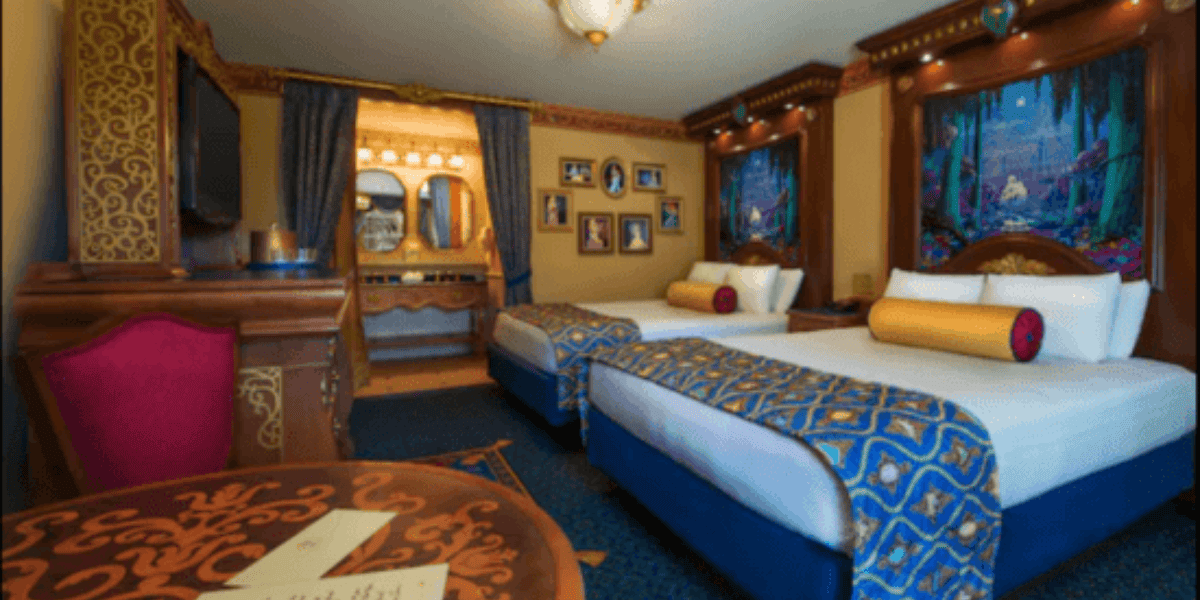 The interior of a Royal room at port orleans riverside. 