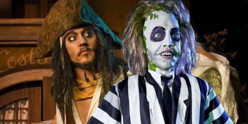 Beetlejuice and Jack Sparrow animatronic