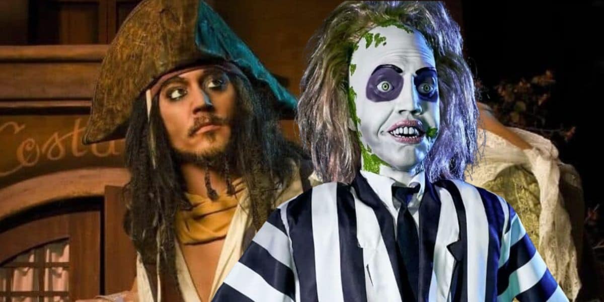 Beetlejuice and Jack Sparrow animatronic