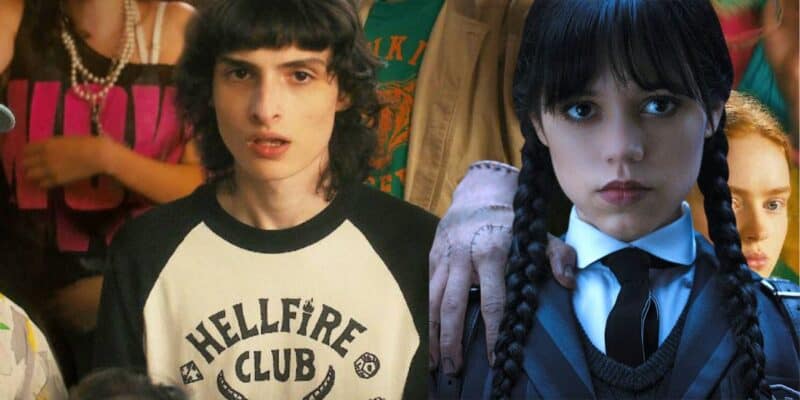 Netflix's two top shows, Stranger Things and Wednesday