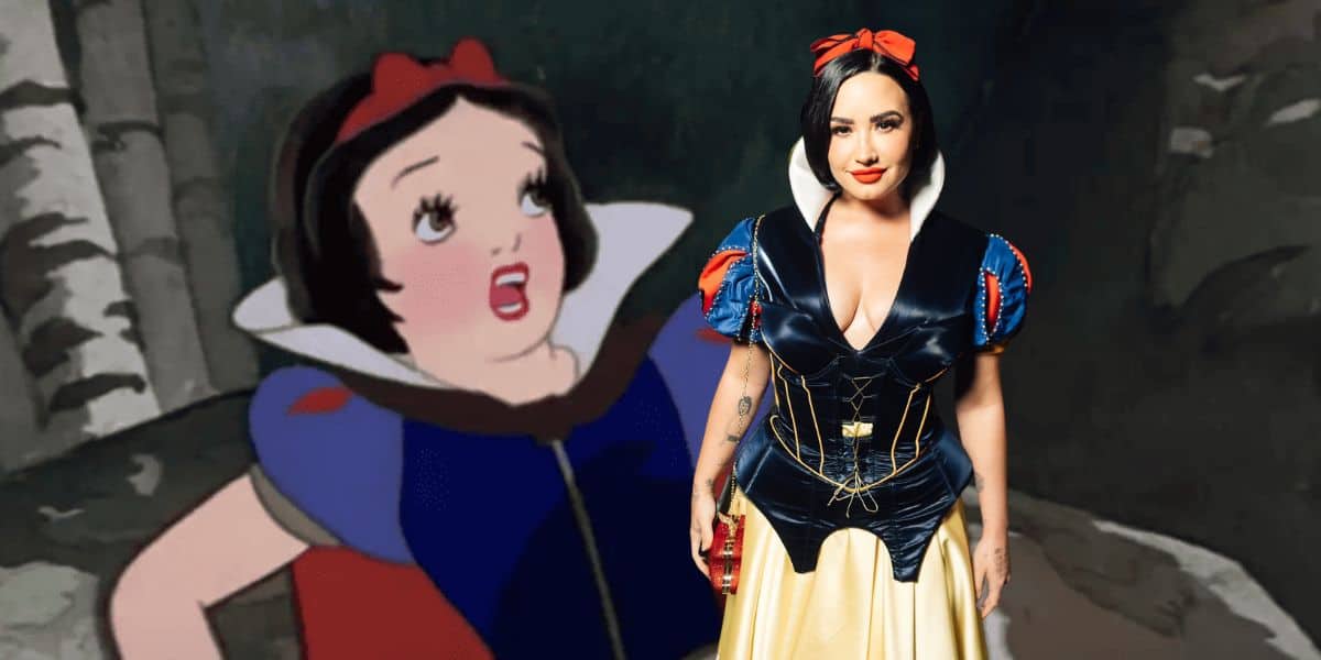 Snow White appears both as her beloved animated self and as a dazzling live character, standing together center stage, offering fans a magical blend of Disney’s original princess charm with the wonder of a theme park encounter.