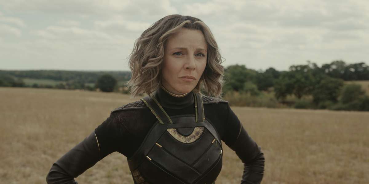 Sylvie (Sophia Di Martino) standing in a field in 'Loki' Season 2