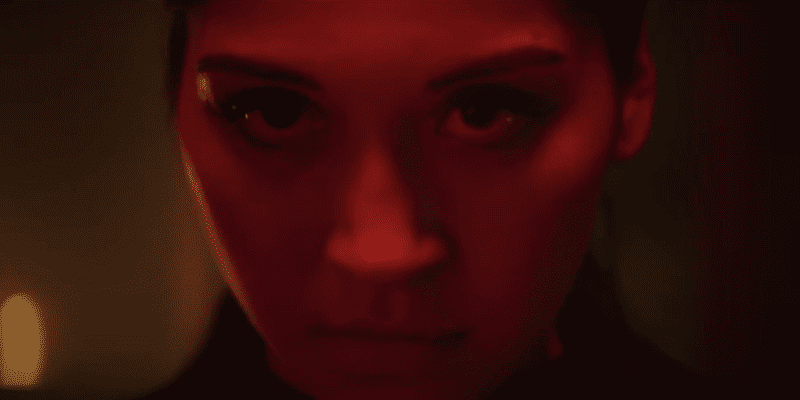 Close up shot of Alaqua Cox's Echo