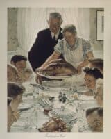 Norman Rockwell's "Freedom from Want" painting