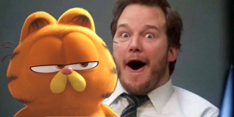 Garfield with Andy Dwyer