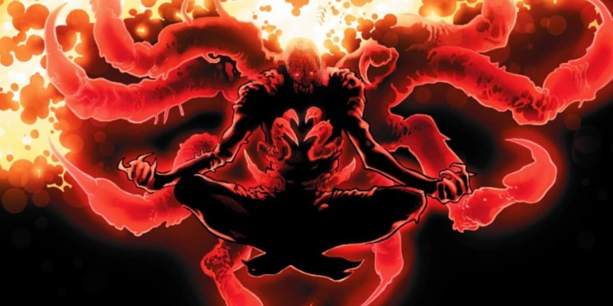 The Void meditating in a dark dimension