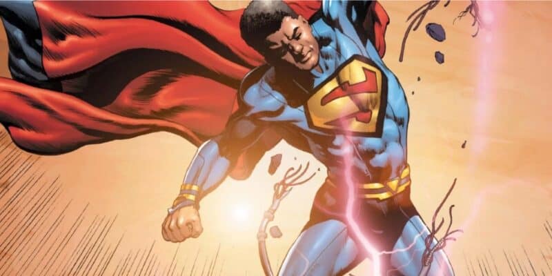 Calvin Ellis Superman ripping apart a machine