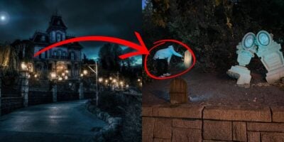 Guests desecrate Phantom Manor at Disneyland Paris.