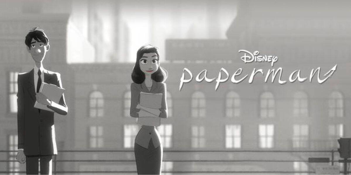The title for Disney's Paperman