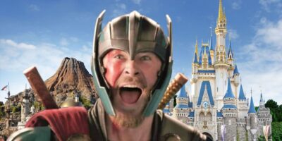 Thor excited at Disney