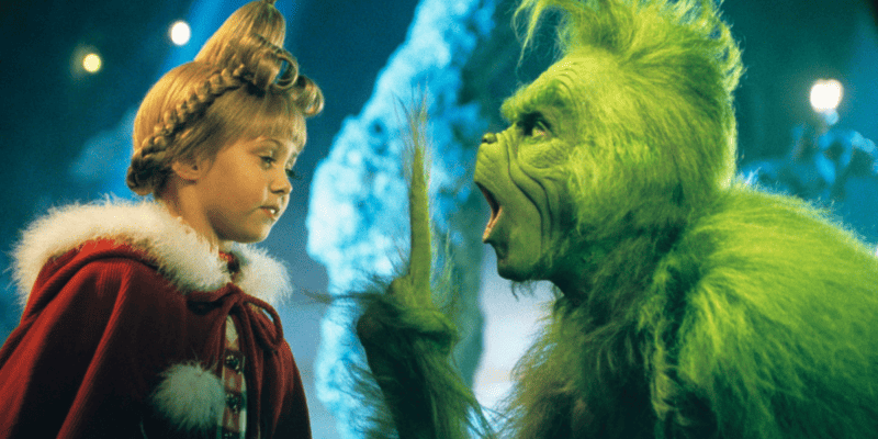 Jim Carrey starring as The Grinch in 'How the Grinch Stole Christmas'