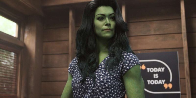 Tatiana Maslany as Jennifer Walters (AKA She-Hulk) in 'She-Hulk: Attorney at Law'