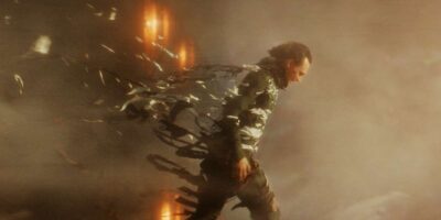 Tom Hiddleston transforming into the God of Stories in 'Loki' 2.06