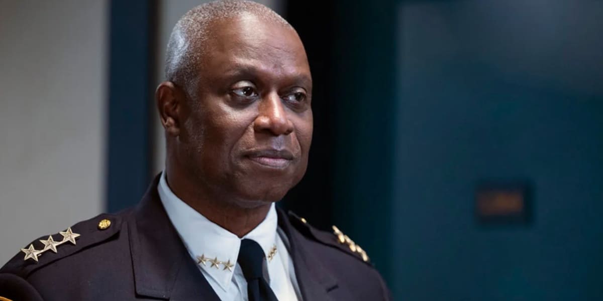 Captain Holt from Brooklyn-99 smirking in his uniform
