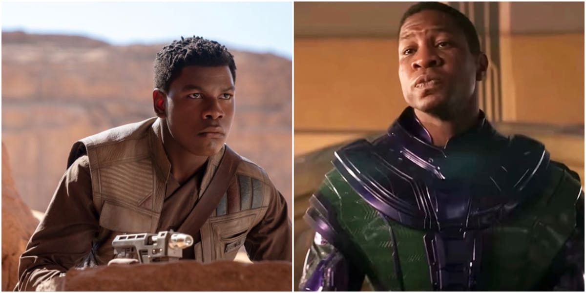 John Boyega as Finn, Jonathan Majors as Kang